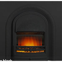 Integra Ilektro 2kW Ashbourne Fireplace Insert w Std Fascia, Coals or Logs