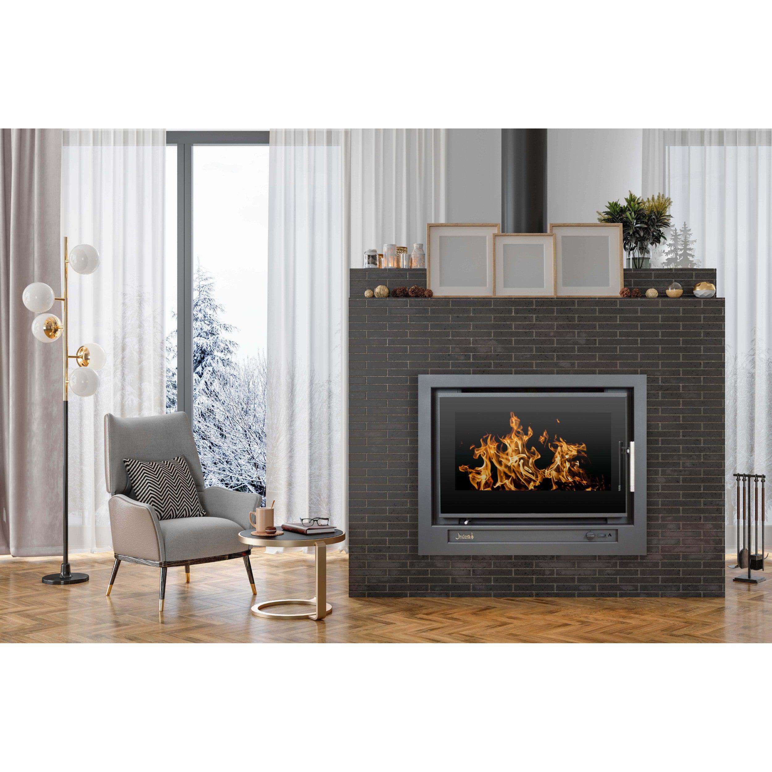 Jindara Grange In-Built Masonry Wood Fireplace