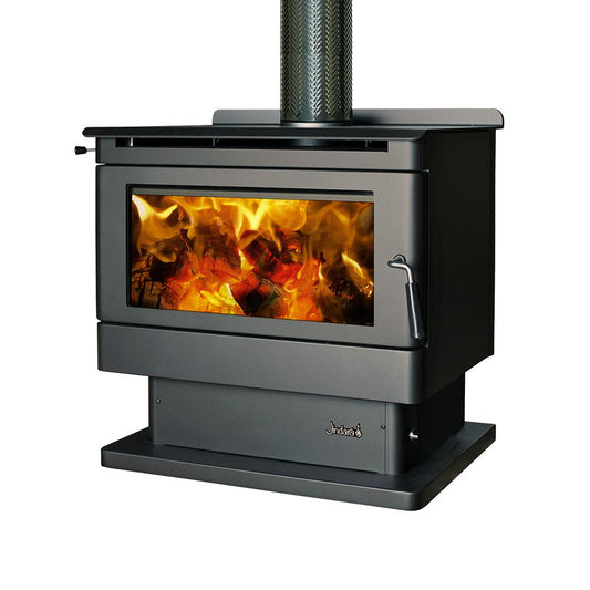 Jindara Hamersley Freestanding Wood Fireplace