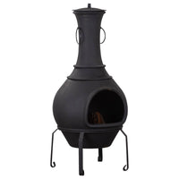 Argon Cast Iron Chiminea - Black