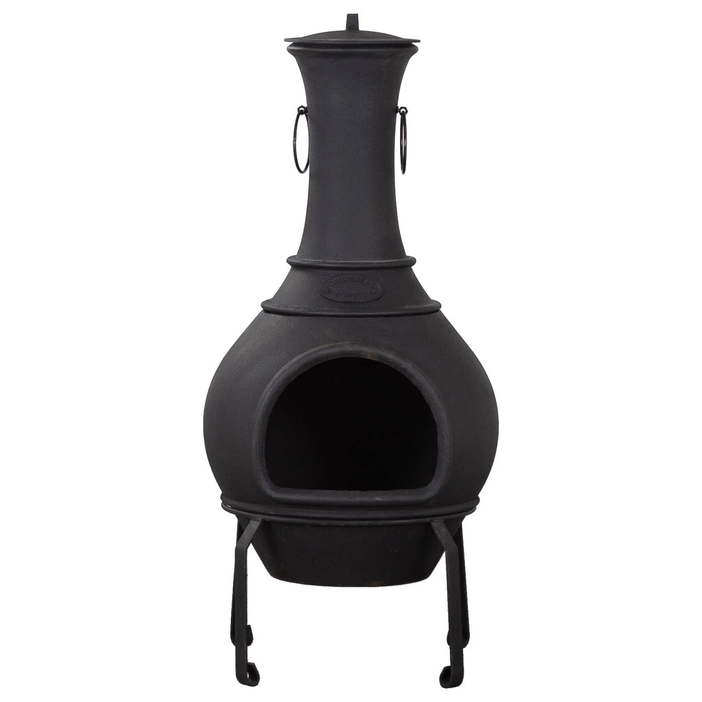 Argon Cast Iron Chiminea - Black