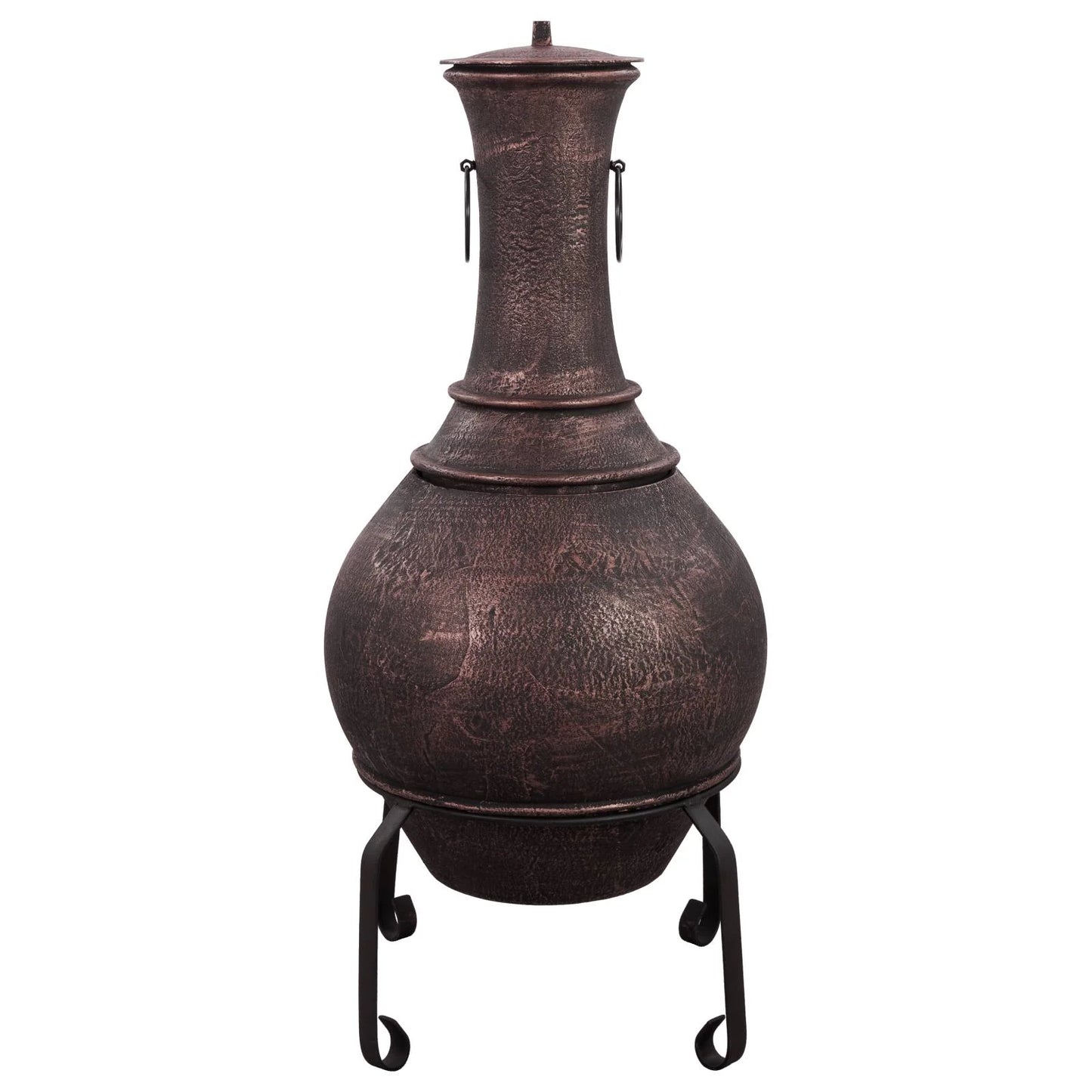 Argon Cast Iron Chiminea - Antique Copper