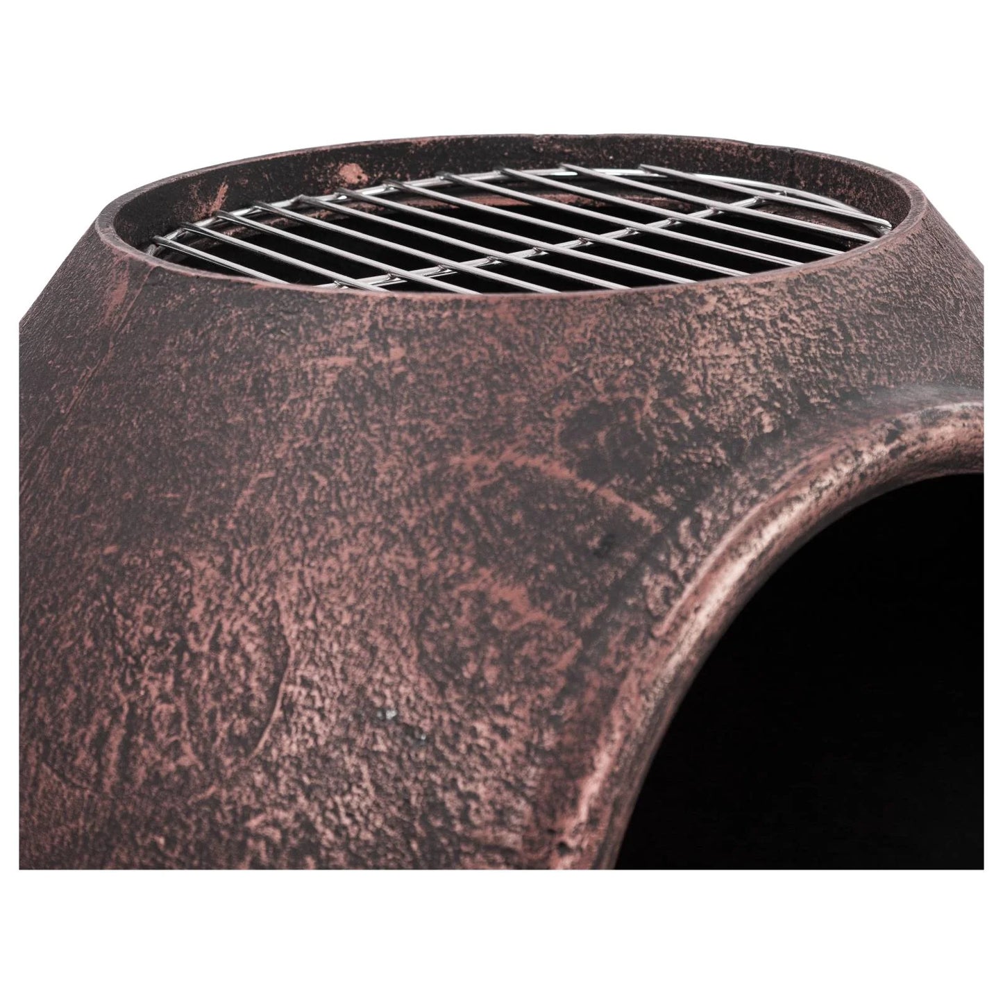 Argon Cast Iron Chiminea - Antique Copper