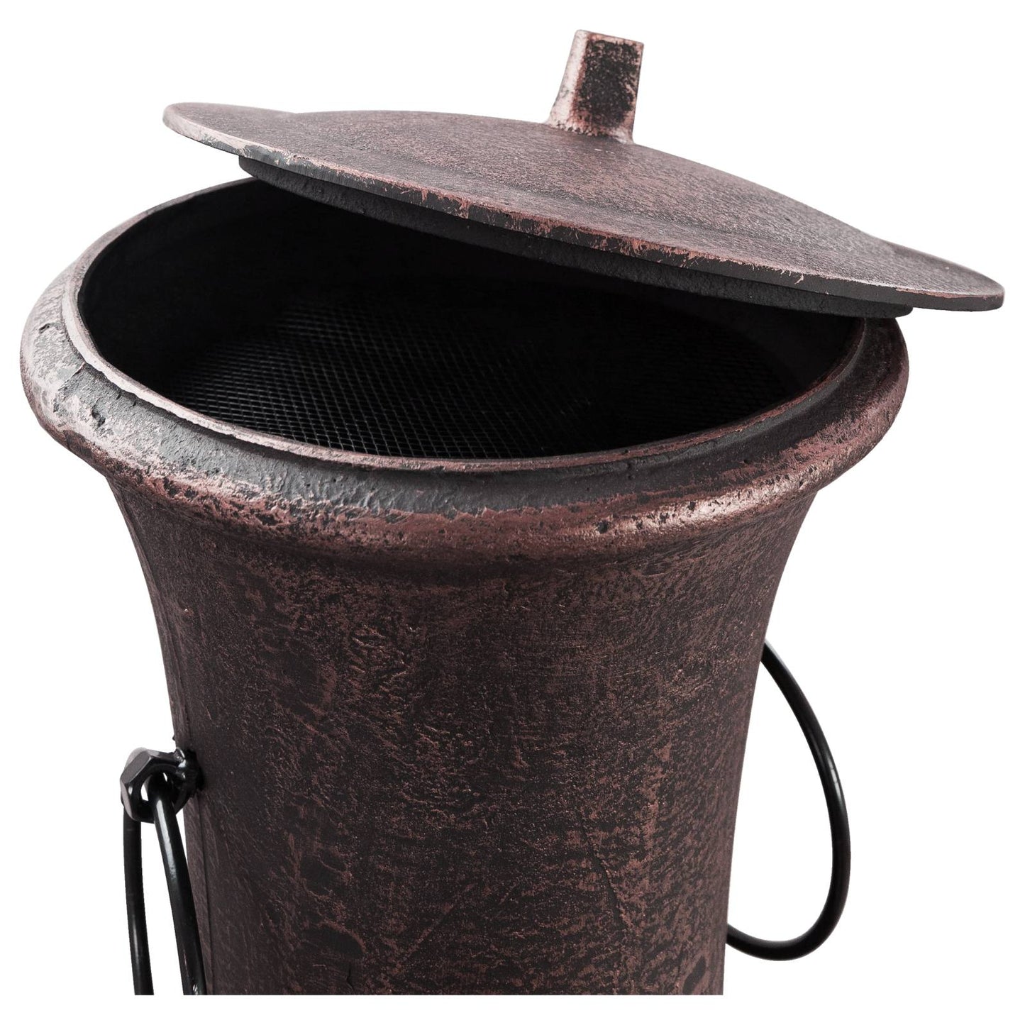 Argon Cast Iron Chiminea - Antique Copper