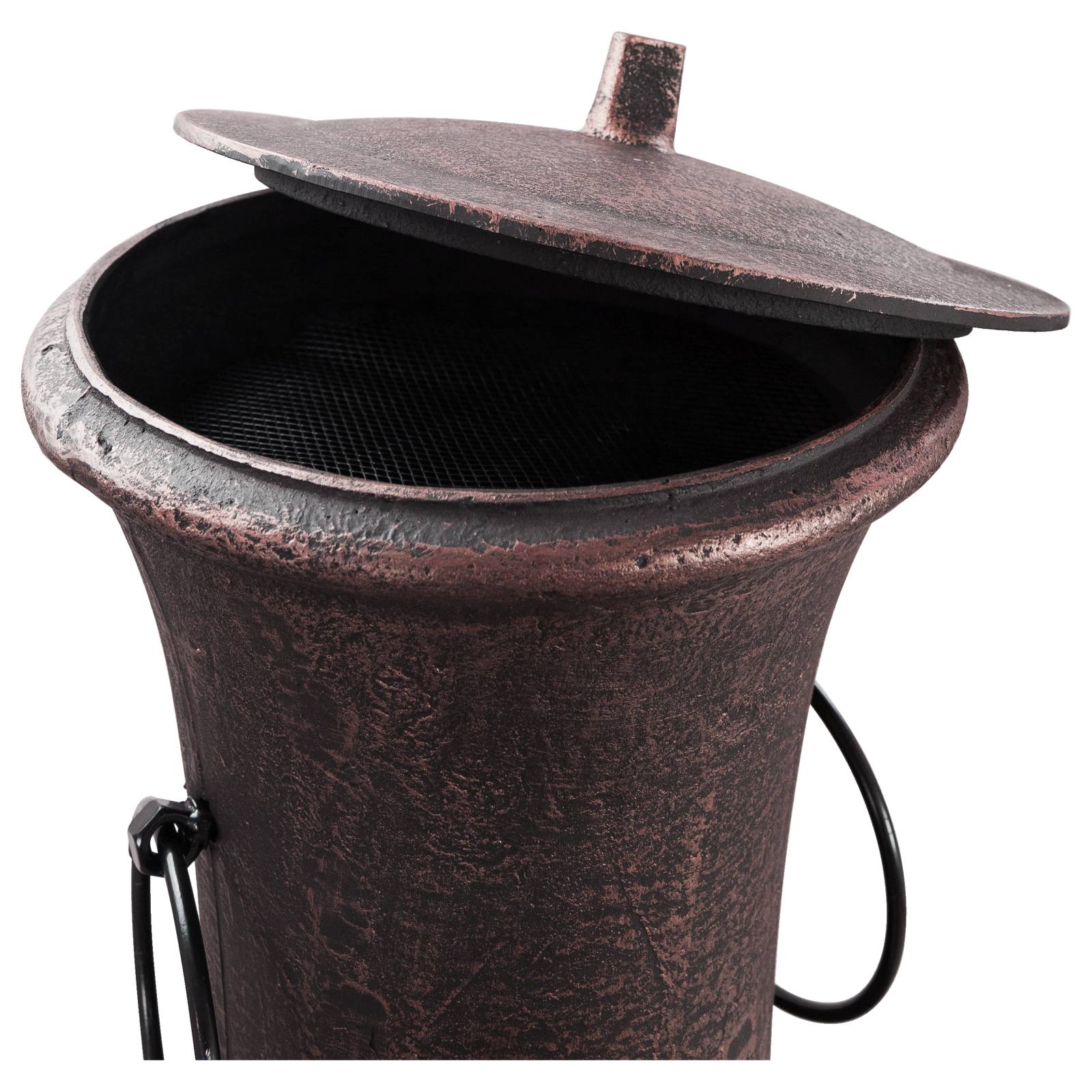 Argon Cast Iron Chiminea - Antique Copper