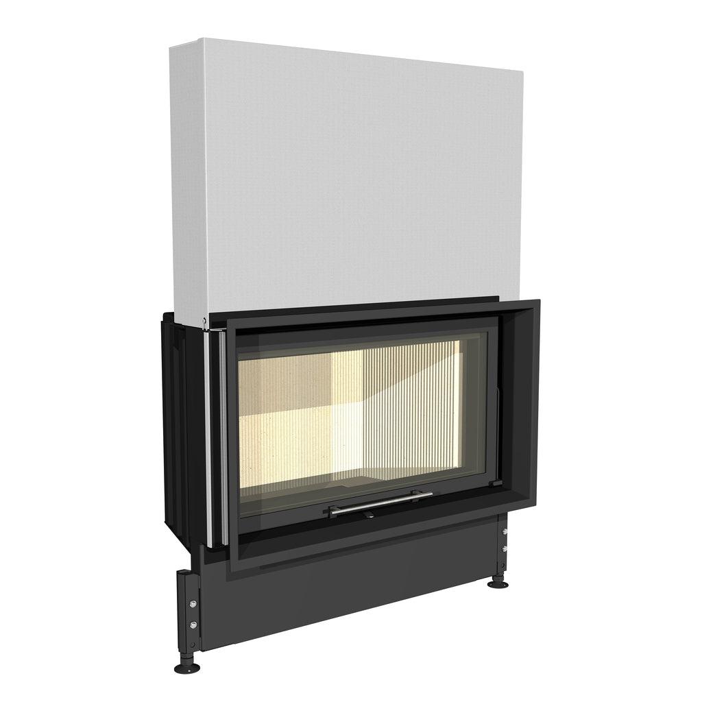 KOBOK Mt Blanc 970 Wood Fireplace with Vertical Door