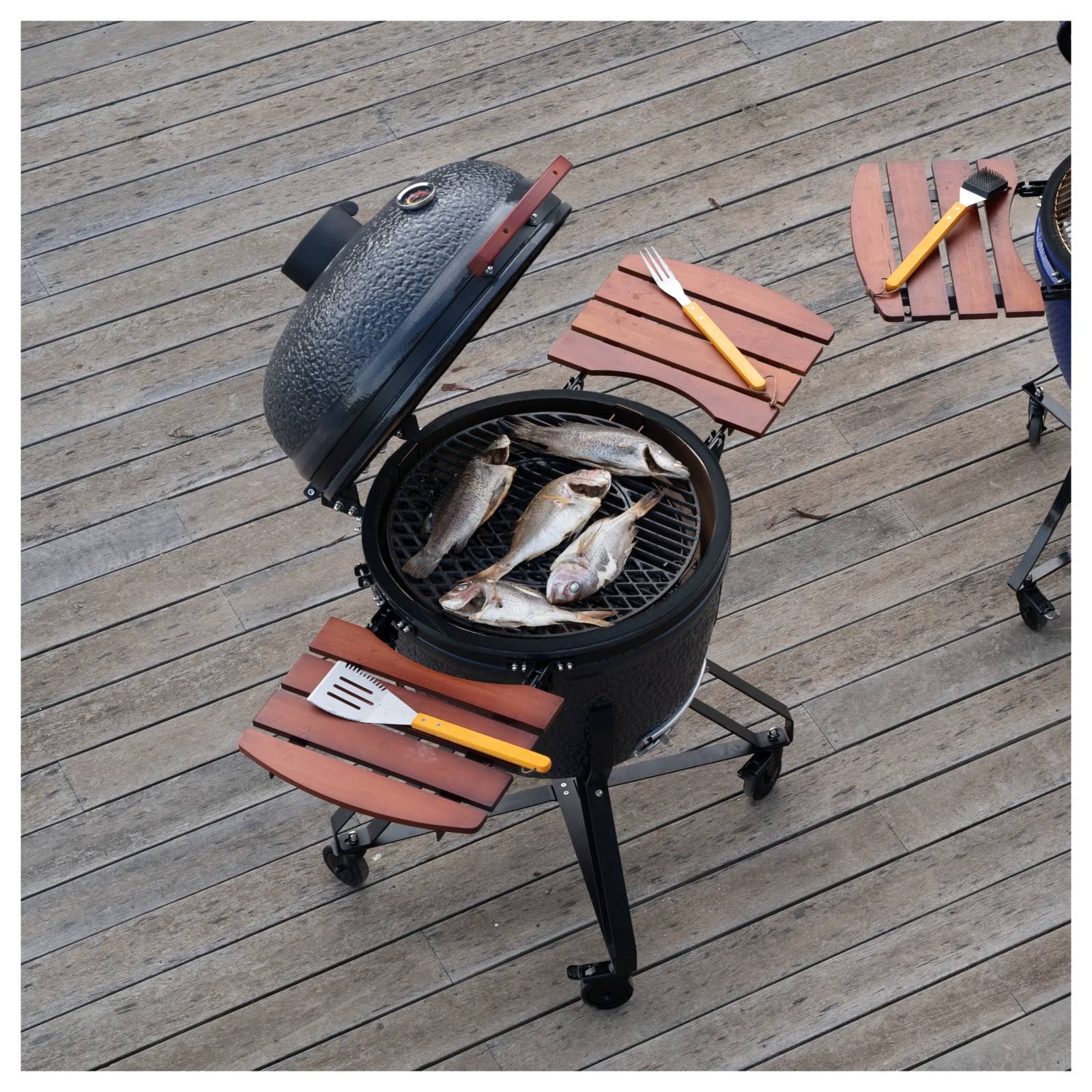 Kamado Devil 24" Grey Ceramic BBQ