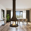 LEA 998 - Suspended Wood Fireplace