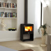 Lacunza Atlantic 603 (Includes Heat Shield) Free Standing Wood Fireplace