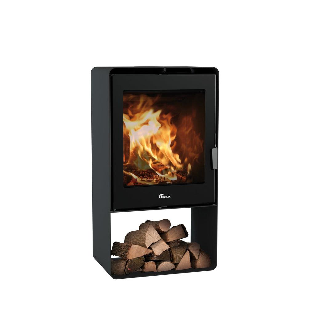Lacunza Atlantic 613 (Includes Heat Shield) Free Standing Wood Fireplace