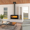 Lacunza Silver 1000 Free Standing Wood Fireplace