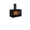 Lacunza Silver 800 Free Standing Wood Fireplace