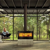Lacunza Verona 1000 Free Standing Wood Fireplace