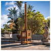 Lazaro Medium Outdoor Wood Fireplace