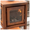 Lazaro Medium Outdoor Wood Fireplace