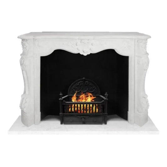Marseilles Marble Mantle - White