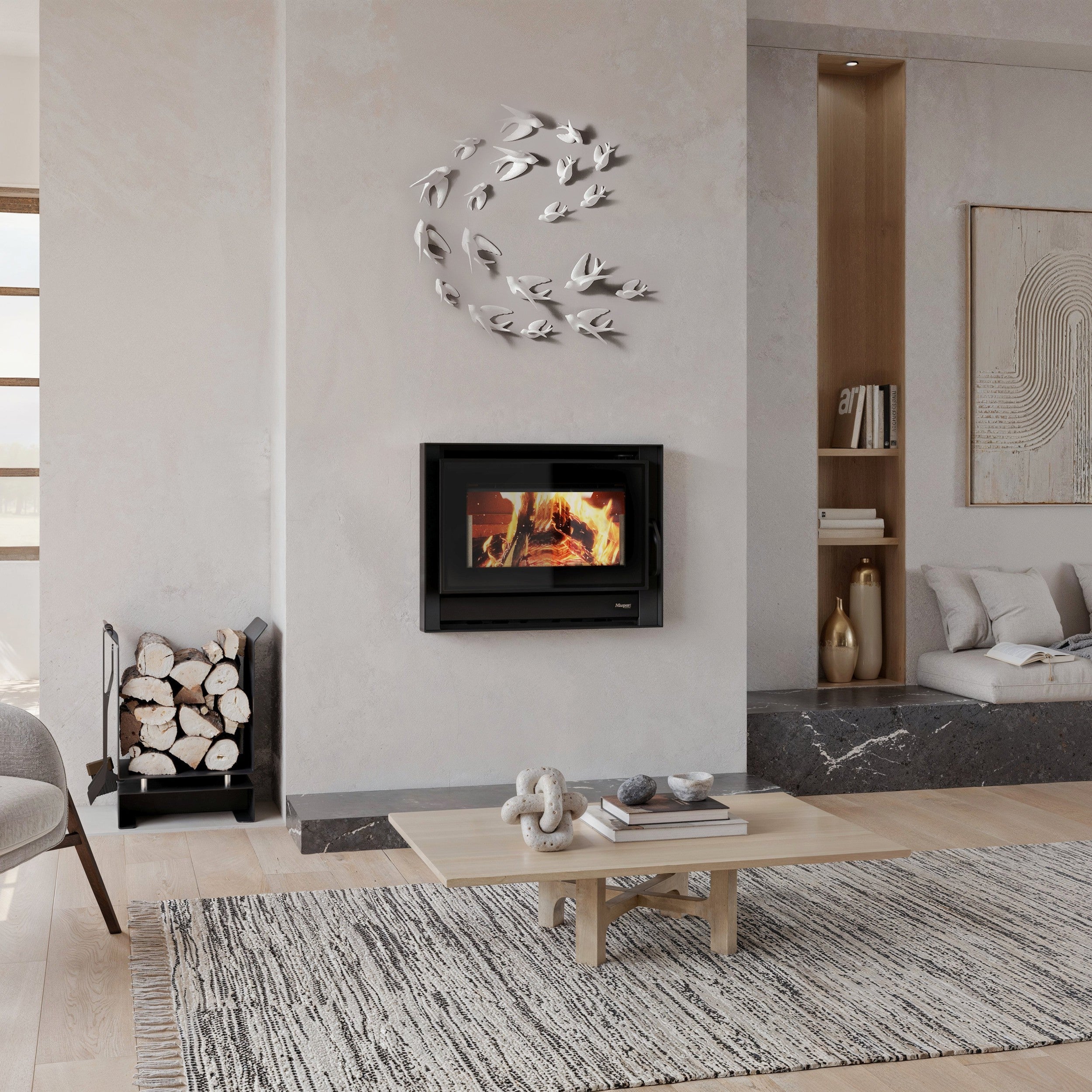 Masport Auburn 8 Inbuilt Wood Fireplace