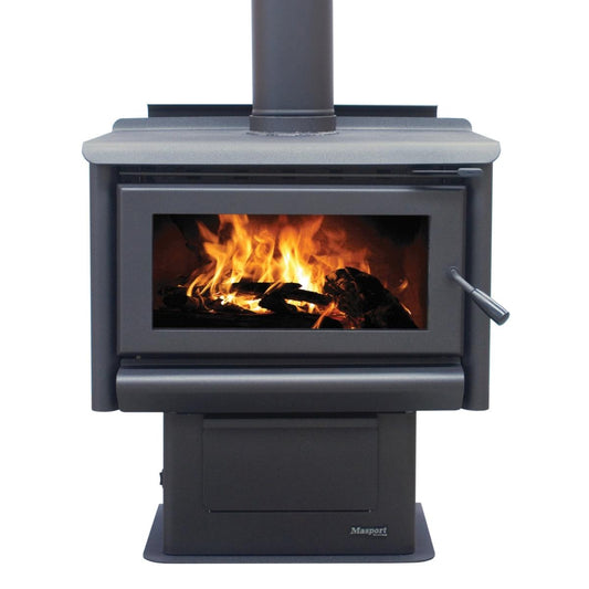 Masport Redwood Pedestal Wood Fireplace