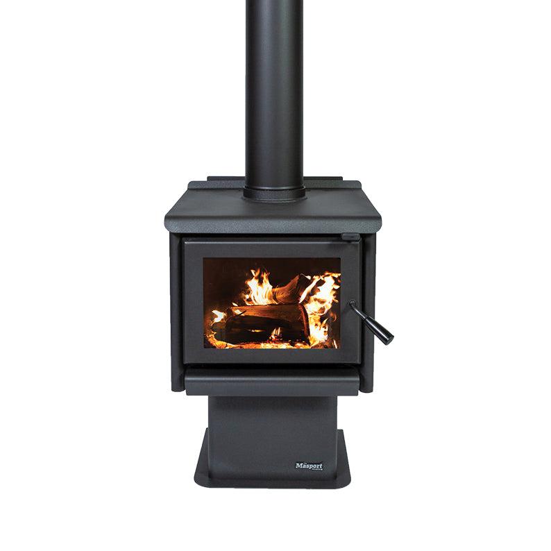 Masport Rosewood Pedestal Wood Fireplace