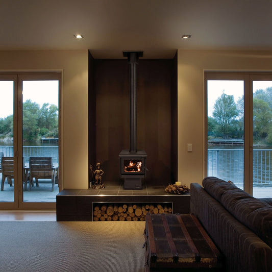 Masport Rosewood Pedestal Wood Fireplace