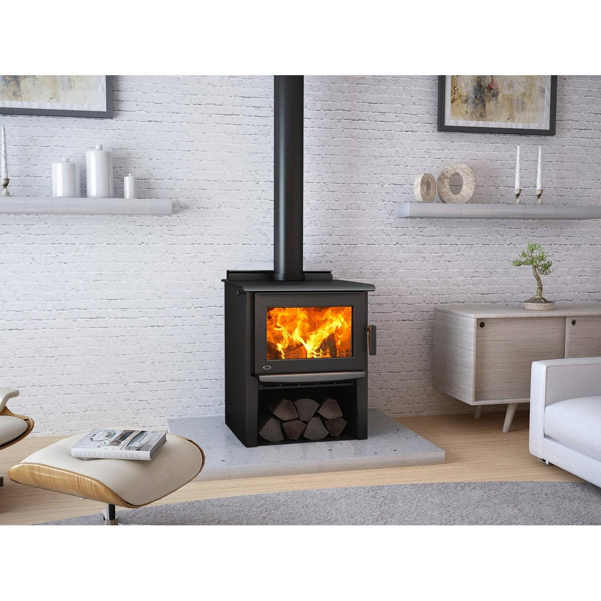 Yunca Monte Eco Wood Fireplace