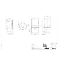 Morso 8643 Wood Fireplace