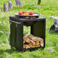 Morso Grill '17 Garden Set With Bonus Side Table, Cover & Ash Bucket