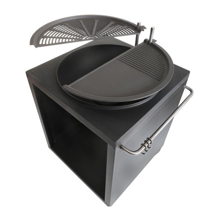 Morso Grill '17 Garden Set With Bonus Side Table, Cover & Ash Bucket