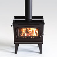 Nectre Mega Wood Fireplace with Legs