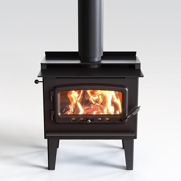 Nectre Mega Wood Fireplace with Legs