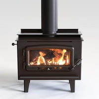 Nectre Mk2 Wood Fireplace with Legs