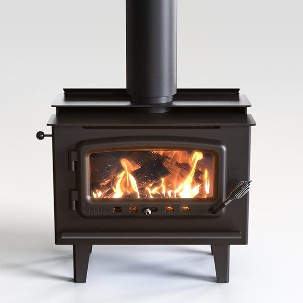 Nectre Mk2 Wood Fireplace with Legs
