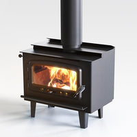 Nectre Mk2 Wood Fireplace with Legs