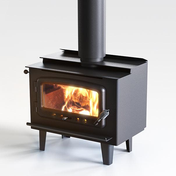 Nectre Mk2 Wood Fireplace with Legs