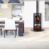 Nectre N60N Curved Wood Fireplace