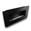 Nero 1150 Ethanol Fireplace With Black Powder Coated Fascia