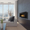 Nero 1150 Ethanol Fireplace With Black Powder Coated Fascia