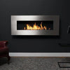 Nero 1150 Ethanol Fireplace With Stainless Steel Fascia