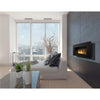 Nero 1750 Ethanol Fireplace With Black Powder Coated Fascia