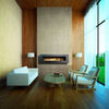 Nero 1750 Ethanol Fireplace With Black Powder Coated Fascia