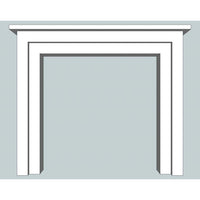 Nouveau 2 Mdf Mantle
