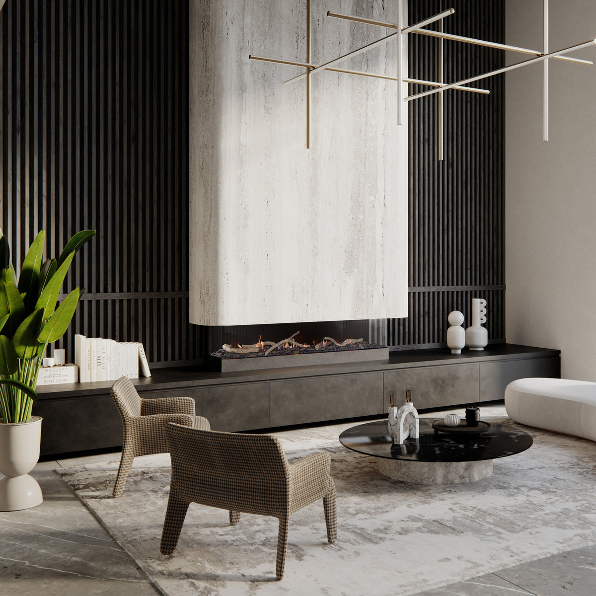 Real Flame Nuvo 1800 Gas Fireplace