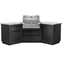 Napoleon Outdoor Kitchen Built-in 700 BBQ 32" RBIN 45° Corner, Matte Black, Natural Gas