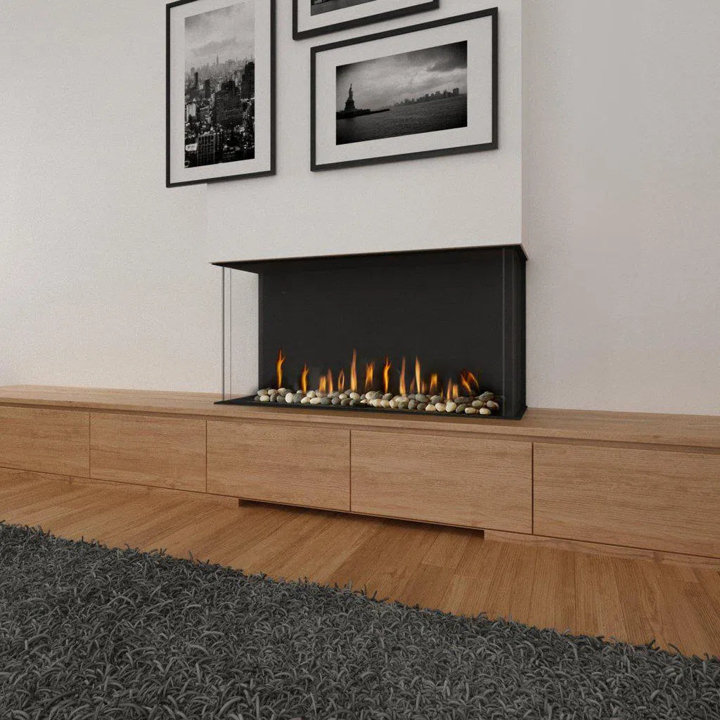 Ortal Bay 110H Double Glass Gas Fireplace