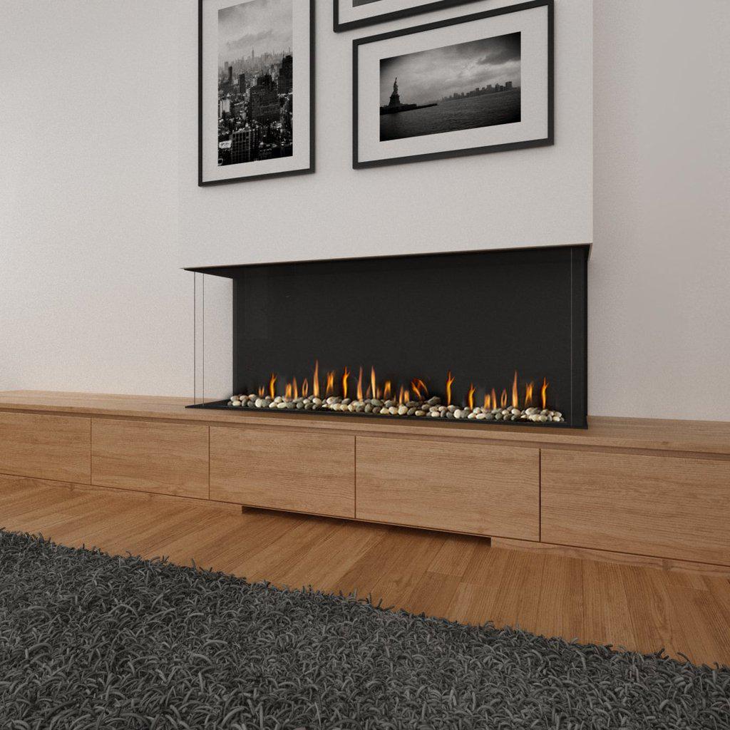 Ortal Bay 150H Double Glass Gas Fireplace