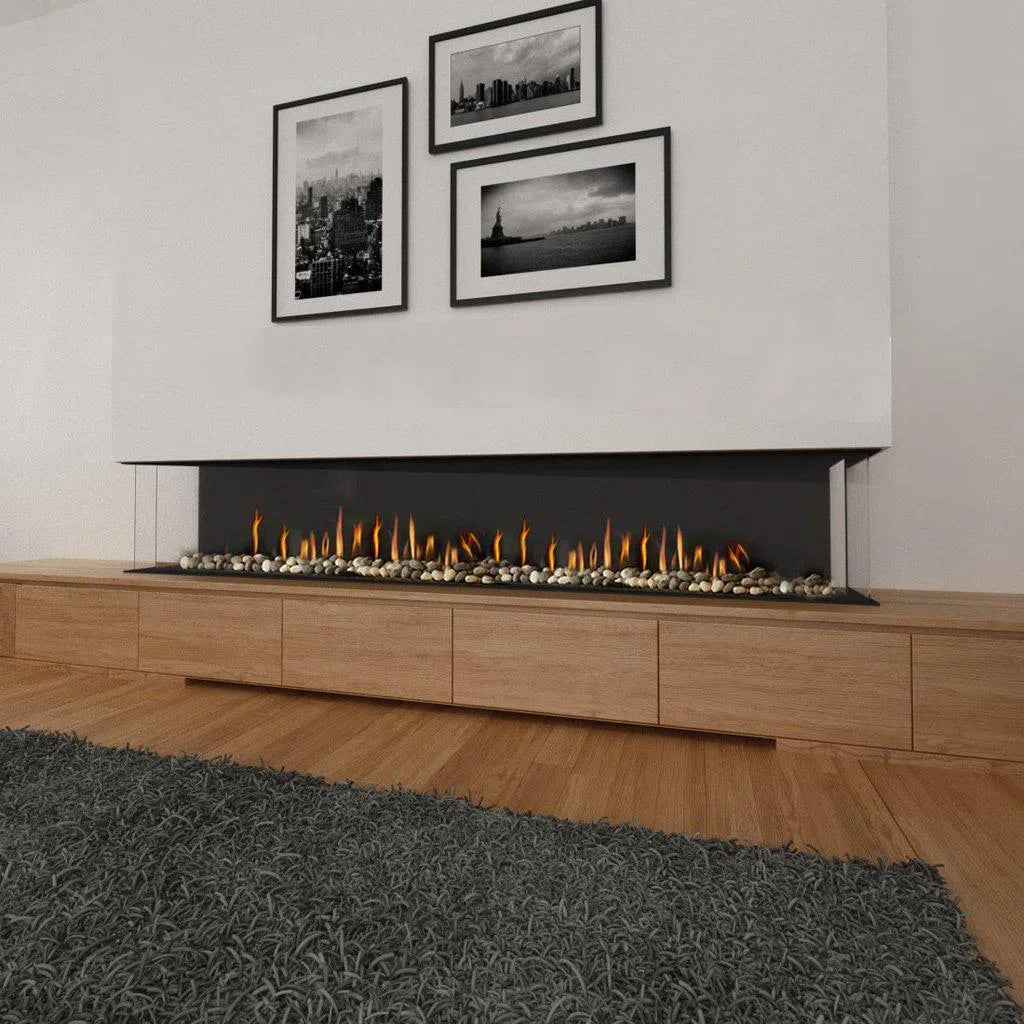 Ortal Bay 250 Double Glass Gas Fireplace