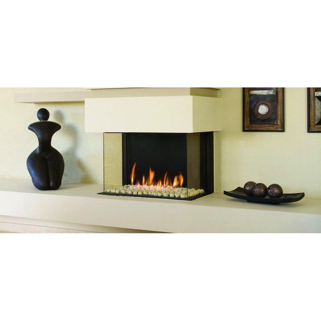 Ortal Bay 75 Double Glass Gas Fireplace