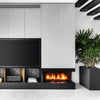 Ortal Corner LS 110H Double Glass Gas Fireplace