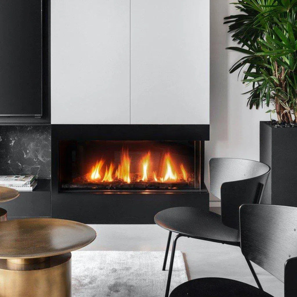 Corner Natural Gas Fireplace