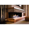 Ortal Corner LS 130 Double Glass Gas Fireplace